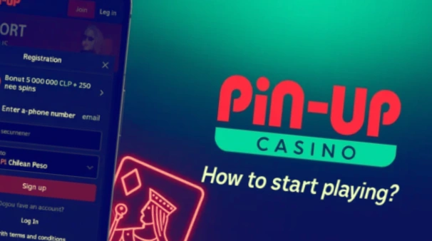 Pantalla de formulario de registro en la web de PinUp Casino para usuarios de Chile